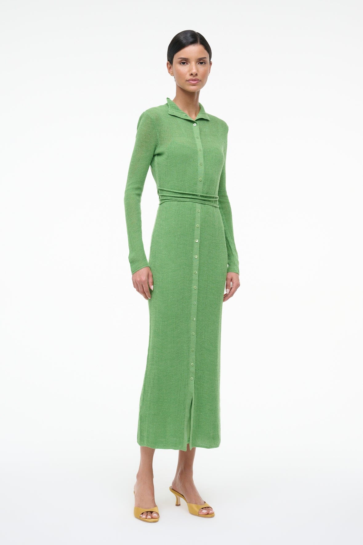 STAUD | Marianne Dress Leaf