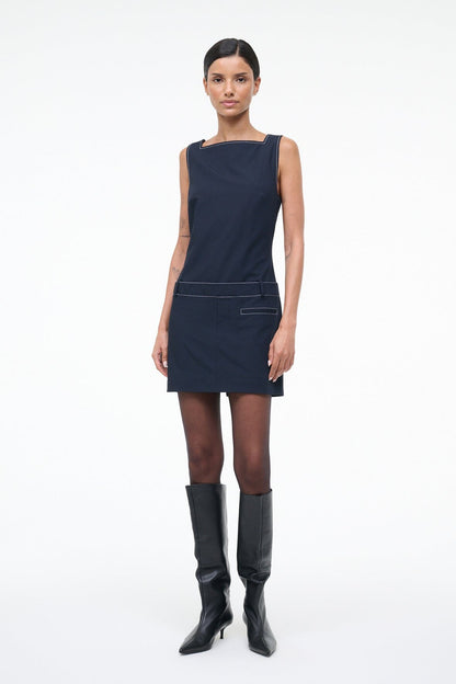 STAUD | Skyla Dress Navy