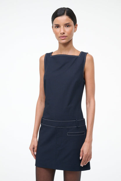 STAUD | Skyla Dress Navy
