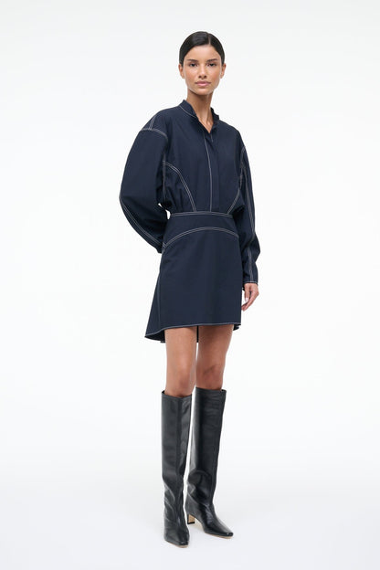 STAUD | Kiln Dress Navy