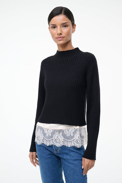 STAUD | Willow Sweater Black