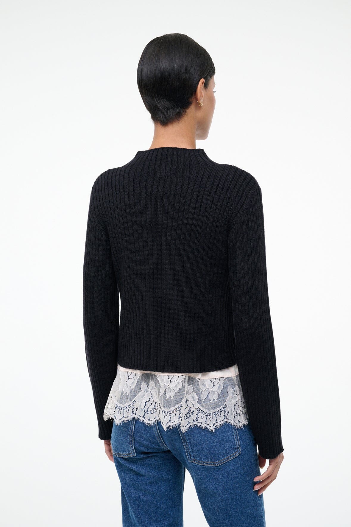 STAUD | Willow Sweater Black