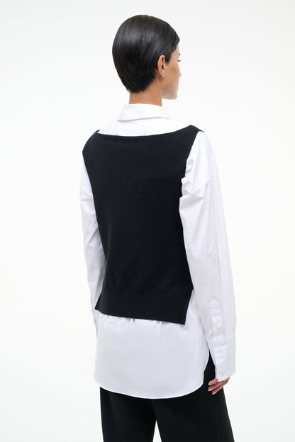 STAUD | Damian Top Black White