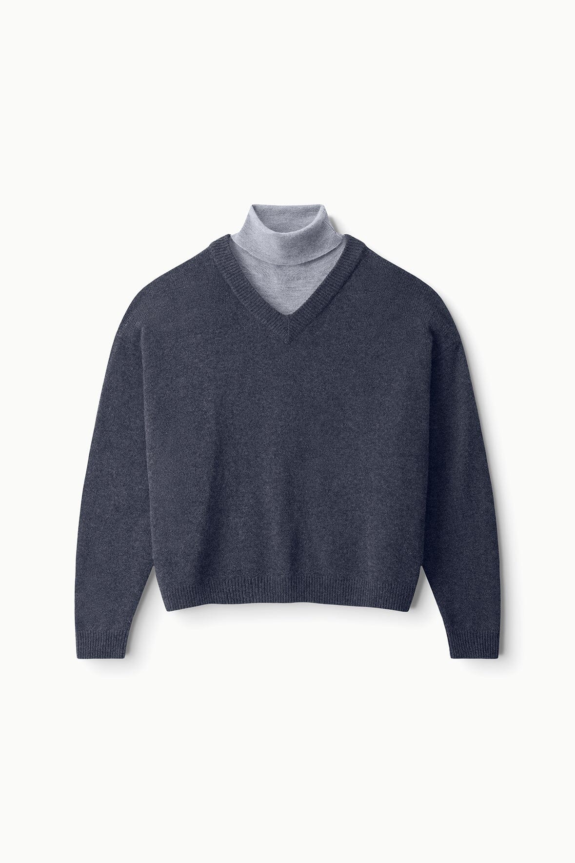 STAUD | Doris Cashmere Sweater Charcoal