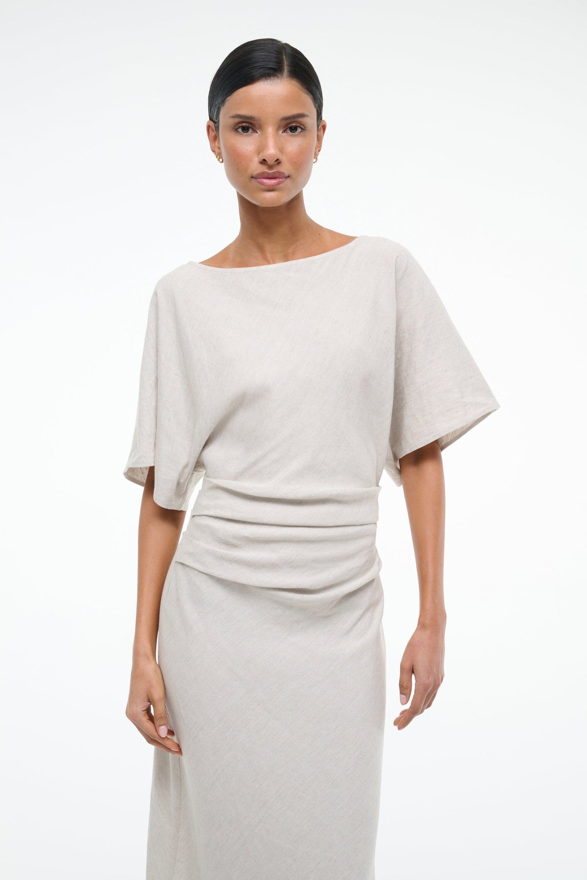 STAUD | Amelie Linen Dress Natural