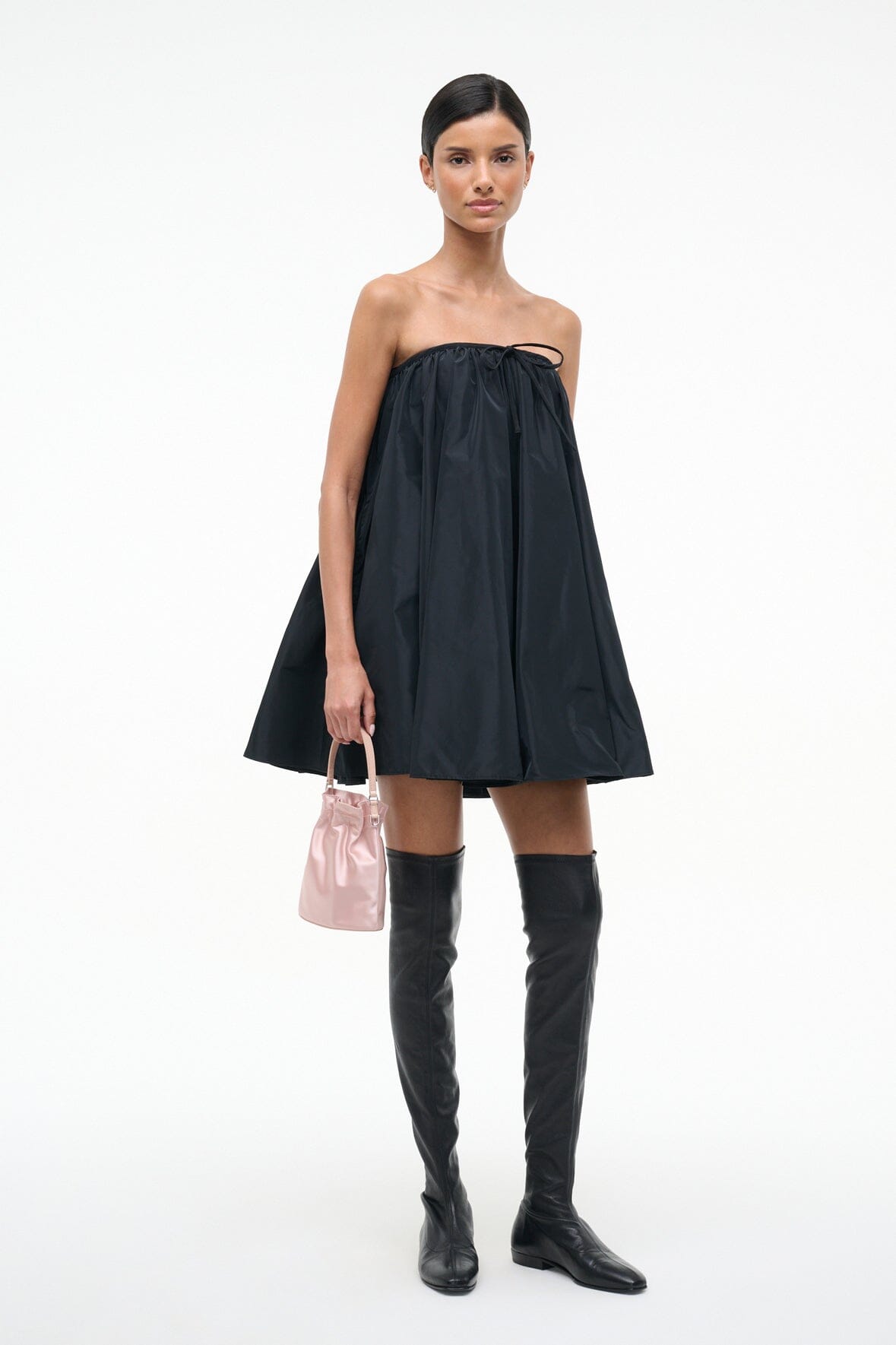 STAUD | Sofia Dress Black