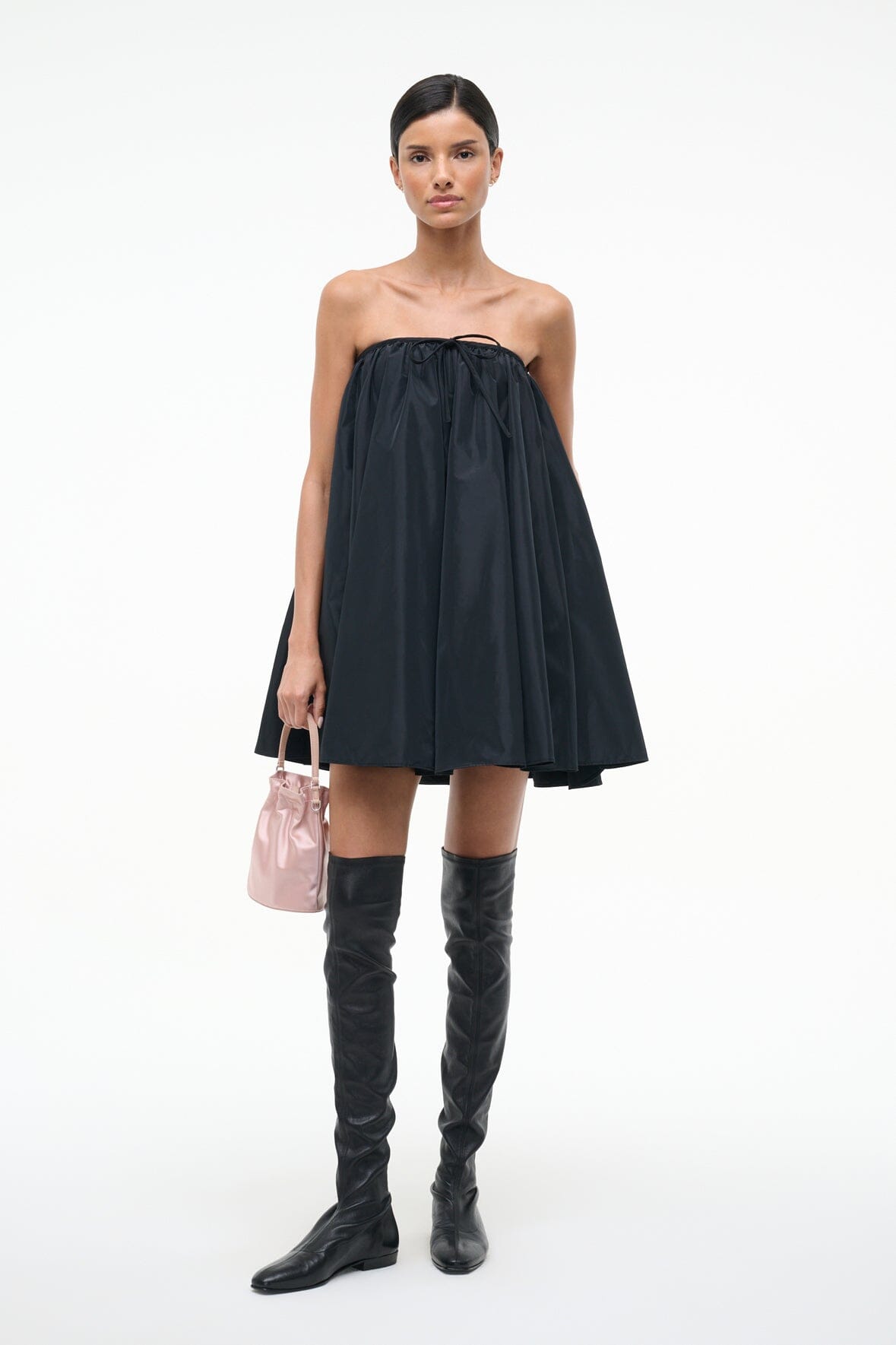 STAUD | Sofia Dress Black