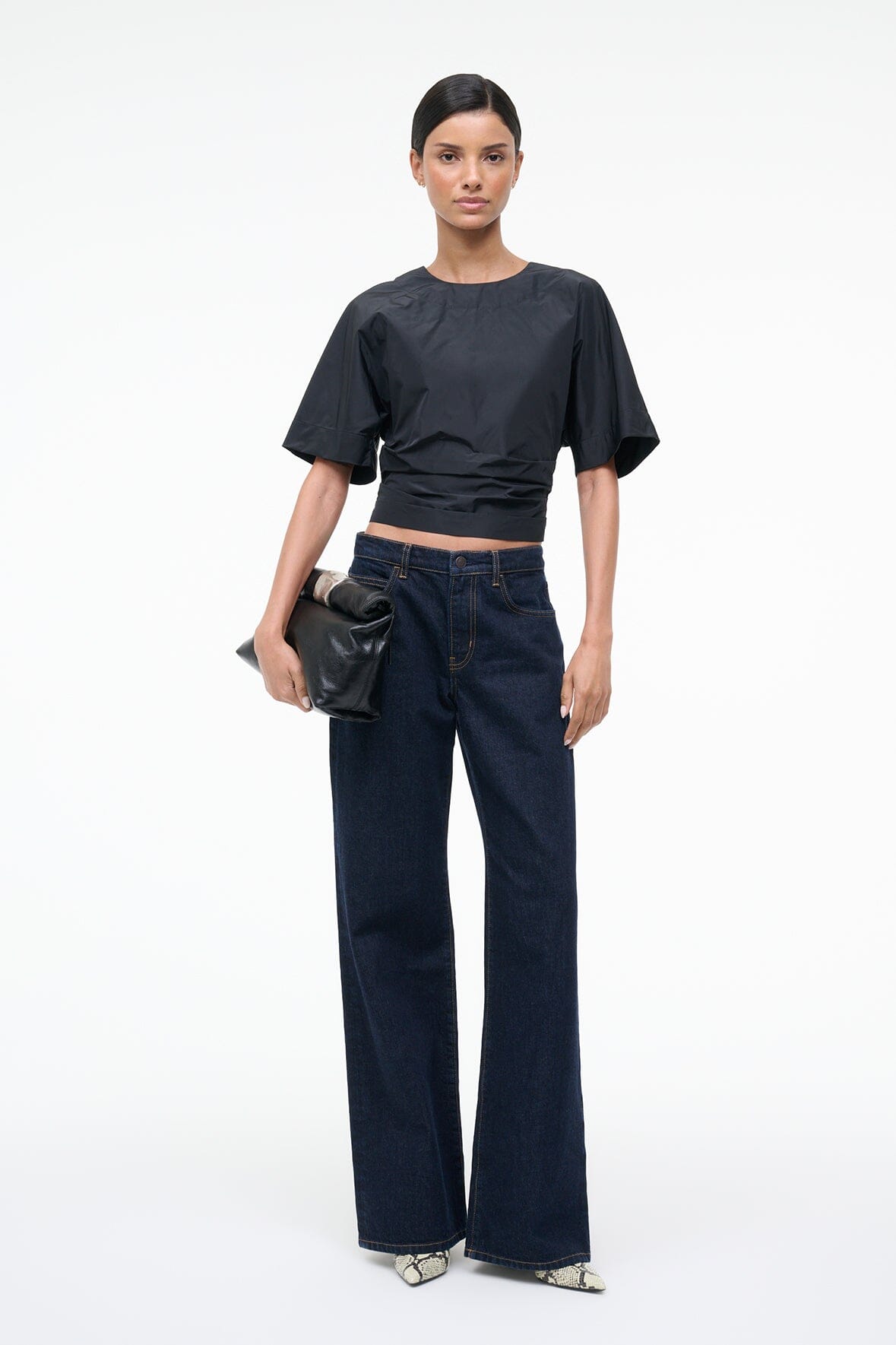STAUD | Michelina Top Black