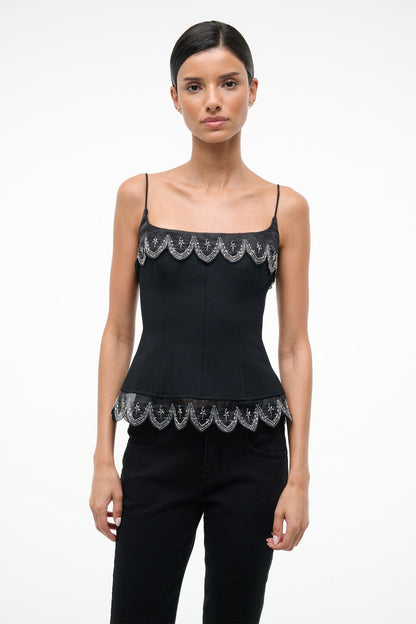 STAUD | Colette Top Black