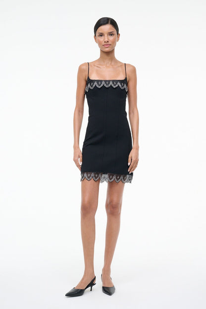 STAUD | Colette Dress Black