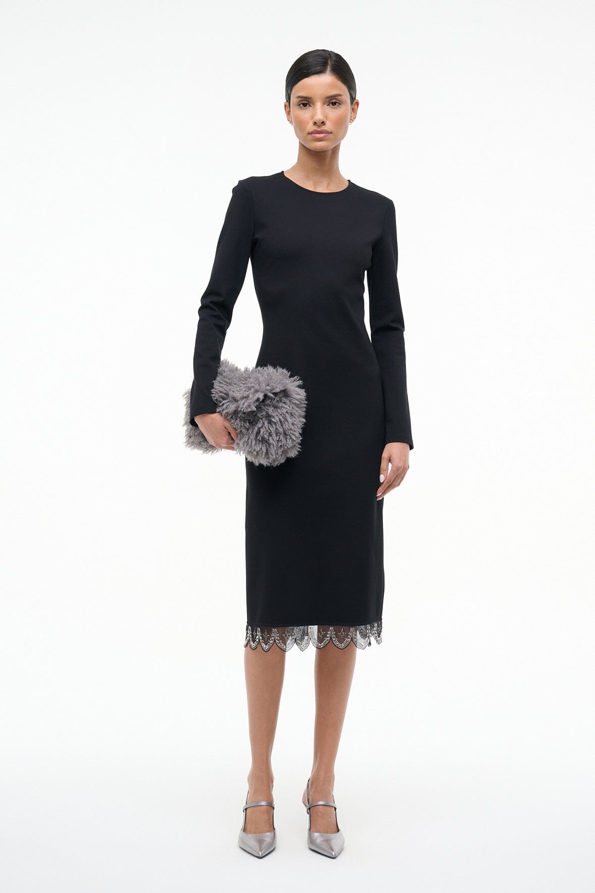 STAUD | Hunter Dress Black