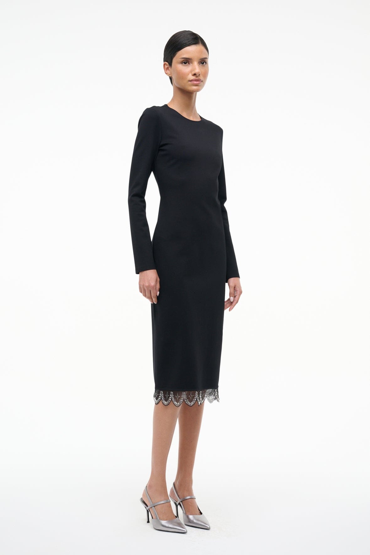 STAUD | Hunter Dress Black