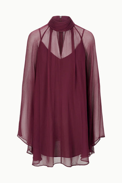 STAUD | Esther Mini Dress Syrah