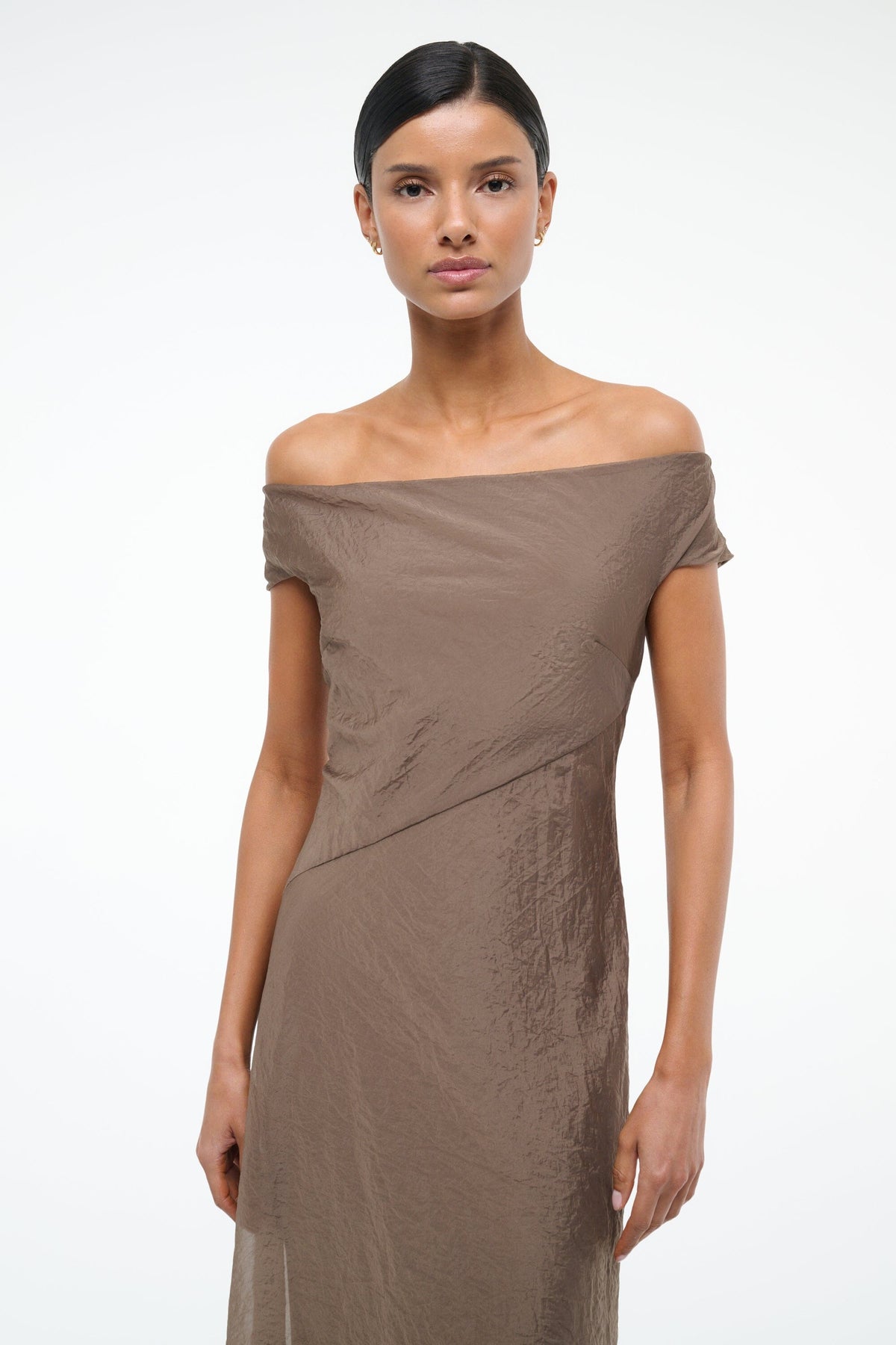 STAUD | Cheyenne Dress Taupe