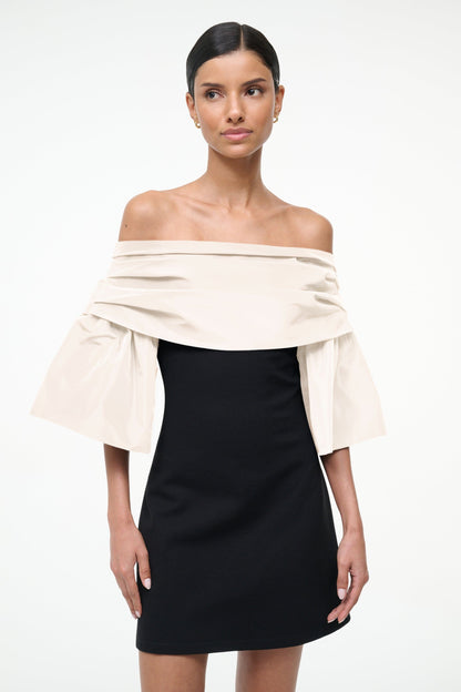STAUD | Harper Dress Black Ivory