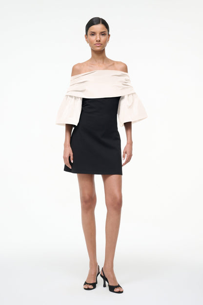STAUD | Harper Dress Black Ivory