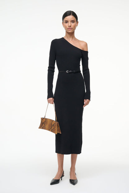 STAUD | Lois Dress Black