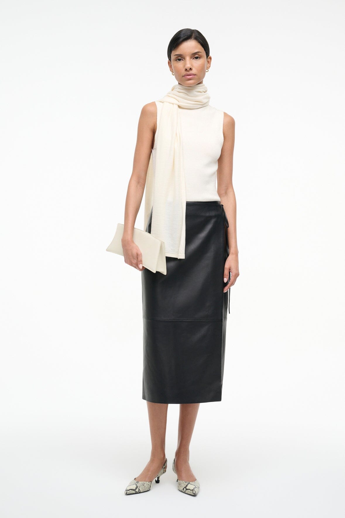 STAUD | Canal Top Ivory