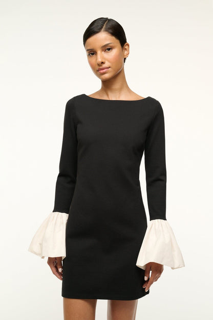 STAUD | Hawthorne Dress Black Ivory