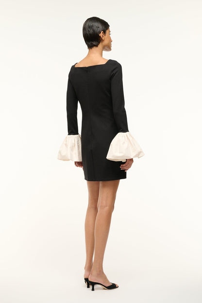 STAUD | Hawthorne Dress Black Ivory