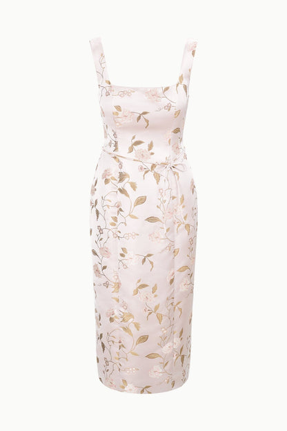 STAUD | Zoe Dress Rose Garden