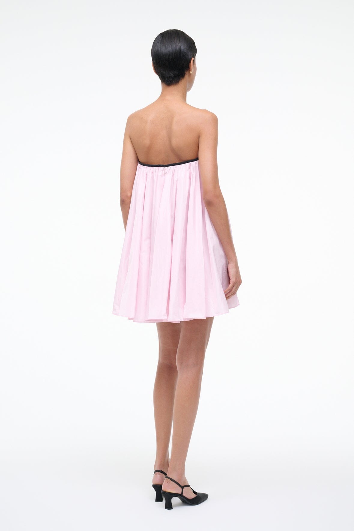STAUD | Sofia Dress Puff Pink