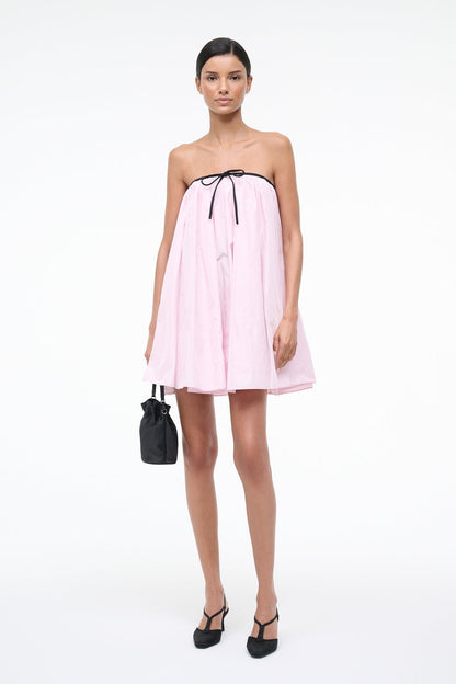 STAUD | Sofia Dress Puff Pink
