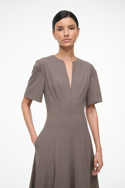 STAUD | Frances Dress Houndstooth