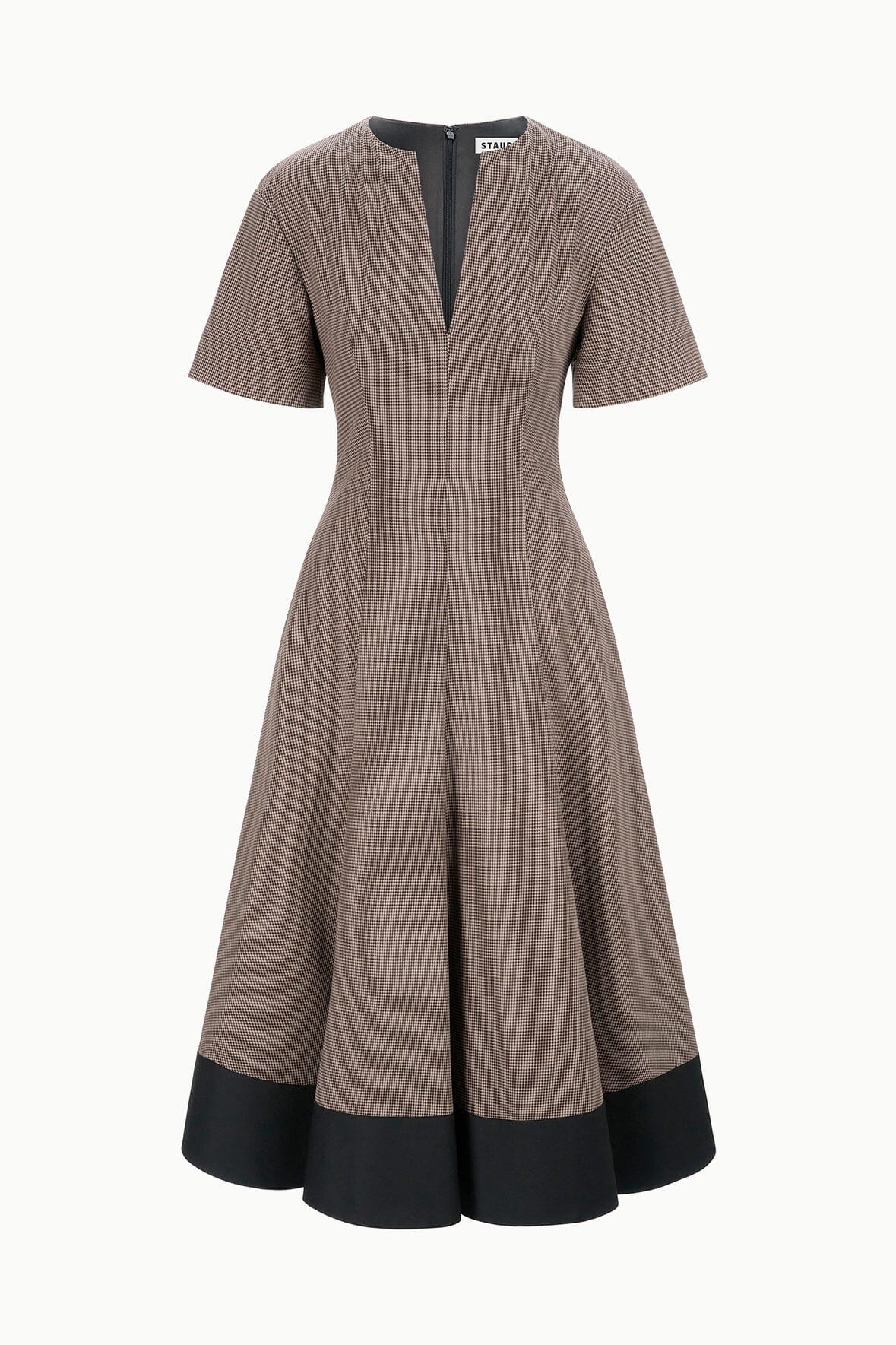 STAUD | Frances Dress Houndstooth