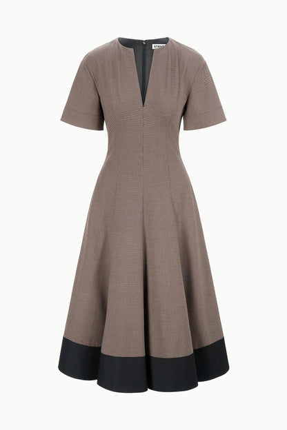 STAUD | Frances Dress Houndstooth