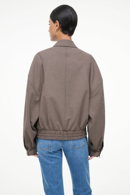 STAUD | Eugene Jacket Houndstooth