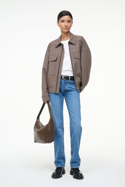 STAUD | Eugene Jacket Houndstooth