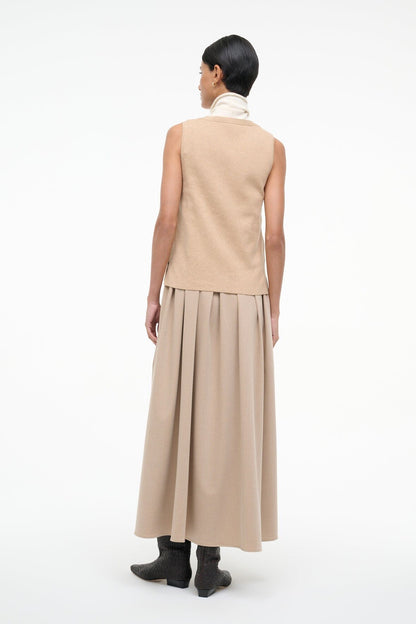 STAUD | Madeline Dress Wheat