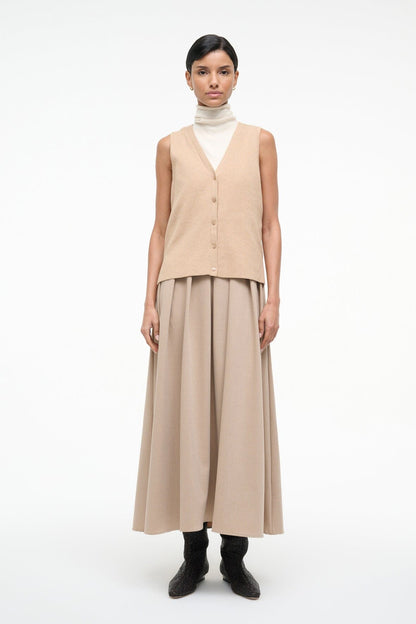 STAUD | Madeline Dress Wheat