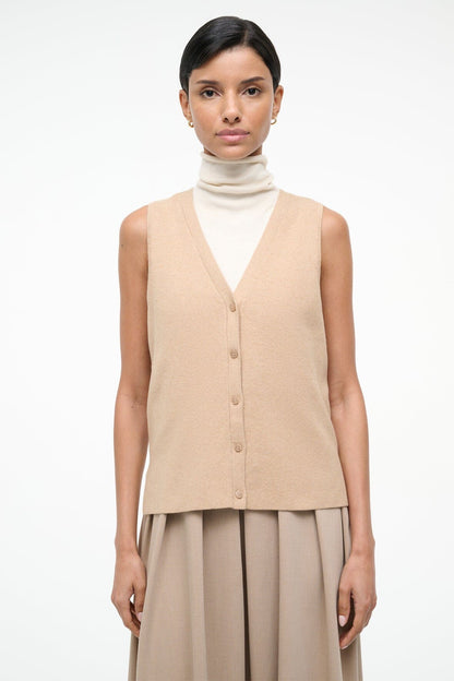 STAUD | Madeline Dress Wheat