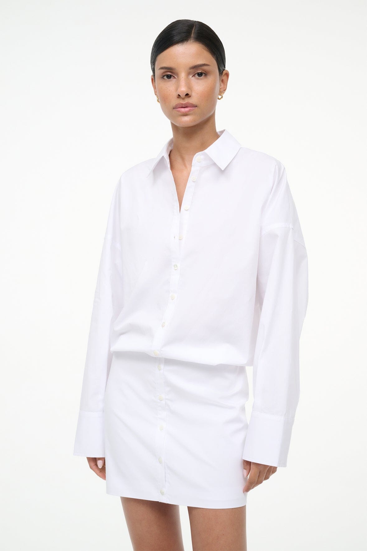 STAUD | Cynthia Dress White