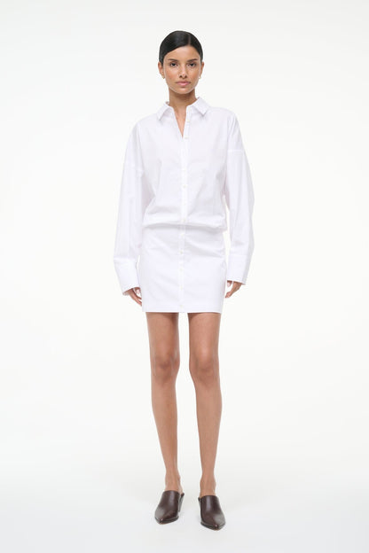 STAUD | Cynthia Dress White