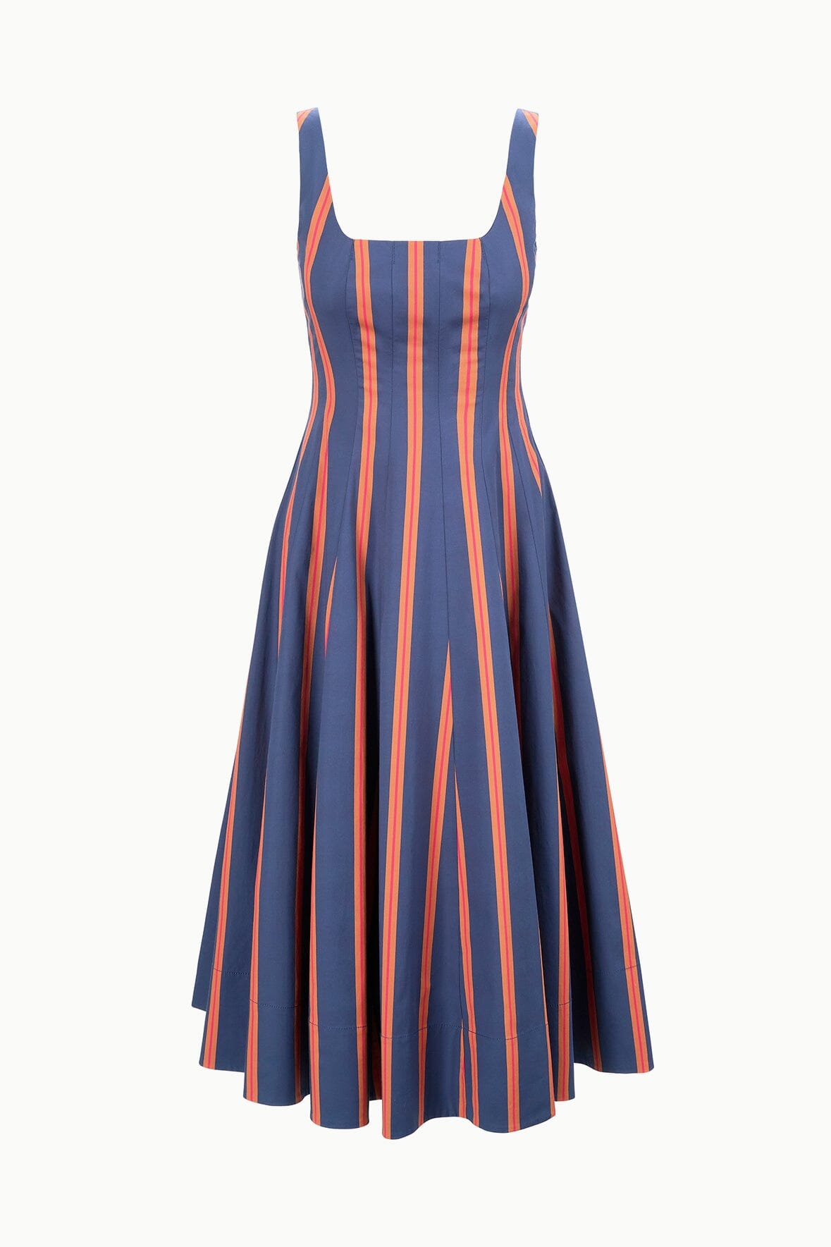 STAUD | Wells Dress Railroad Stripe
