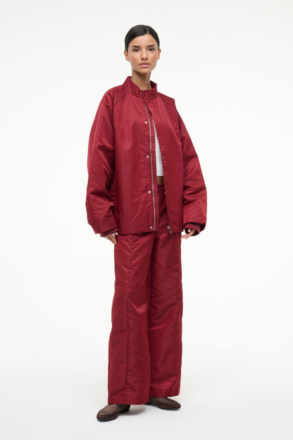 STAUD | Cal Jacket Deep Red