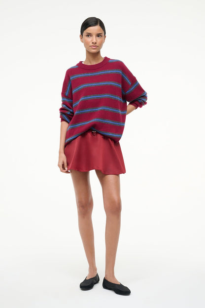 STAUD | Sosa Skirt Deep Red