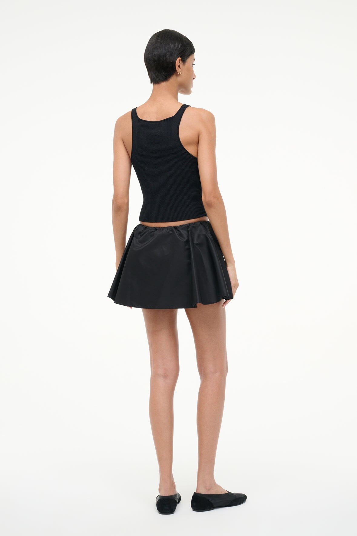 STAUD | Sosa Skirt Black