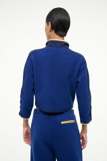 STAUD | Jeter Jacket Royal Chartreuse