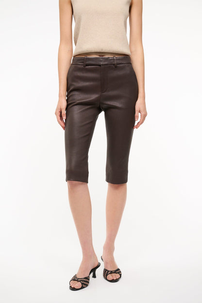 STAUD | Hanover Leather Capri Tiramisu