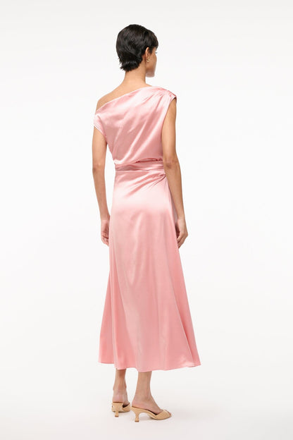 STAUD | Phare Silk Dress Rose