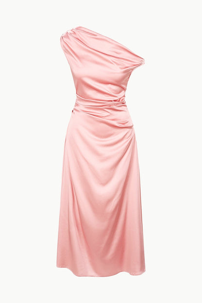 STAUD | Phare Silk Dress Rose