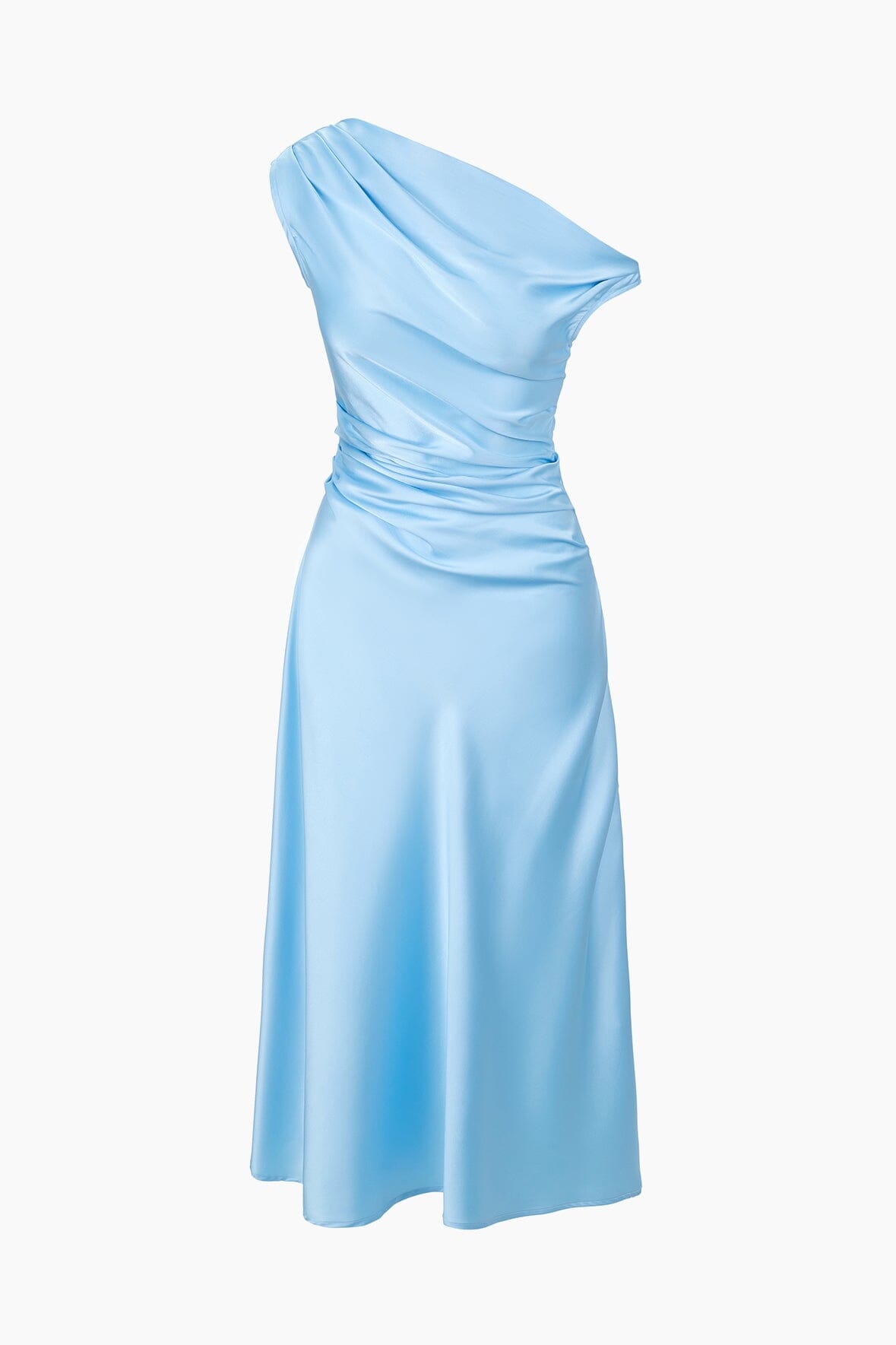 STAUD | Phare Silk Dress Cloud