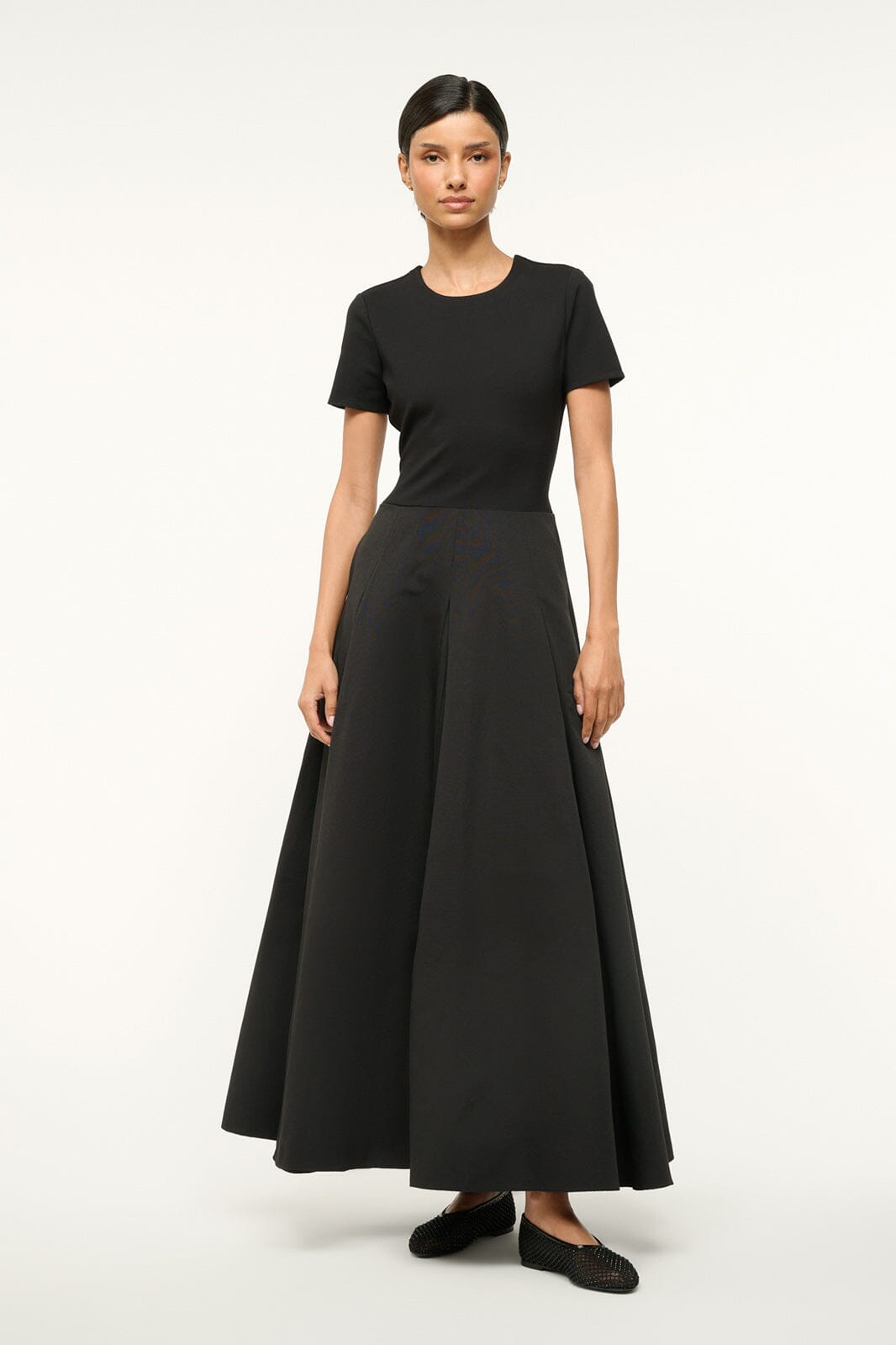 STAUD | Hopper Dress Black