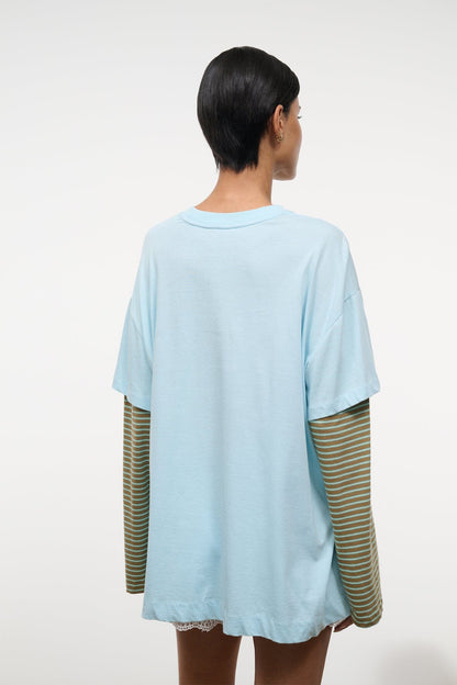 STAUD | William Tee Clarity Porto Stripe