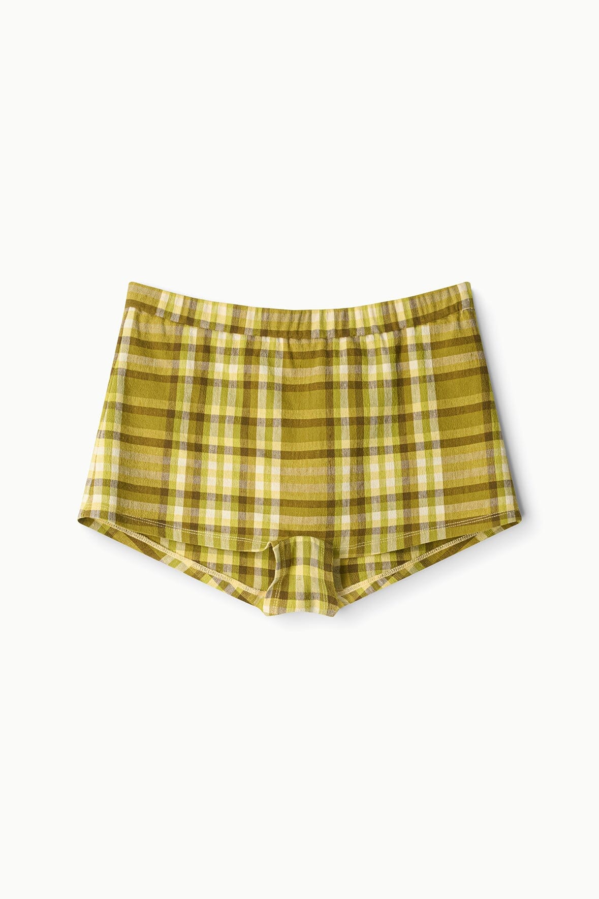 STAUD | Nilo Short Pepperoncini Plaid