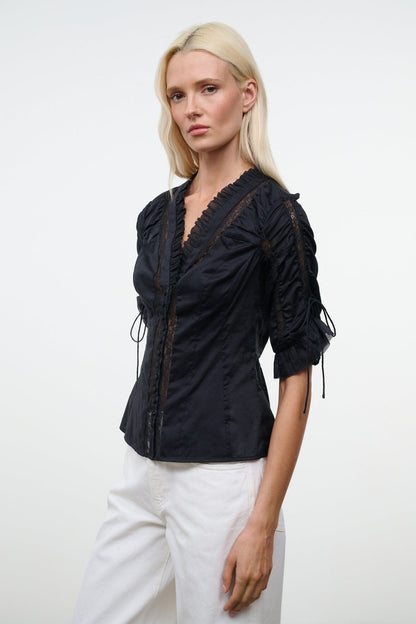 STAUD | Paolina Top Black